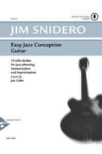 Easy Jazz Conception Guitar  - 15 solo etudes for jazz phrasing, interpretation and improvisation, (Reihe: Easy Jazz Conception)