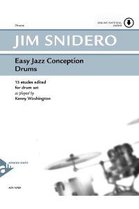 Easy Jazz Conception Drums  - 15 etudes edited for drum set, (Reihe: Easy Jazz Conception)