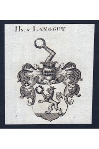 Hn. v. Langgut - Langgut Langguth Wappen Adel coat of arms heraldry Heraldik
