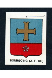 Bourgoing - Bourgoing Wappen Adel coat of arms heraldry Lithographie blason