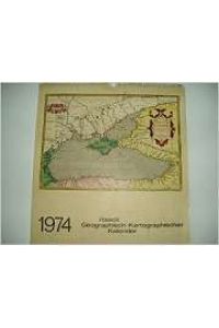 Haack Geographisch-Kartographischer Kalender 1974. (Text in deutsch, englisch, französich, russisch)