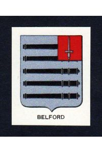 Belford - Belford Belfort Wappen Adel coat of arms heraldry Lithographie blason