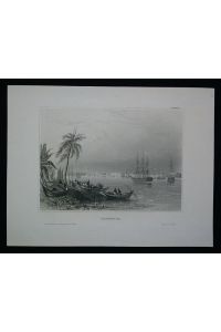 Kalkutta / Calcutta - (Stahlstich / ca. 1840)