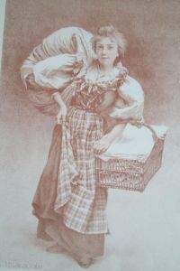 Camille Bellanger 1897. Original Lithographie. Blattgröße ca. 40 x 32 cm. – Im Außenrand mit Blindgeprägtem Stempel. Kl. Randläsur und Eckknicken.