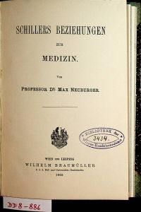 Schillers Beziehungen zur Medizin