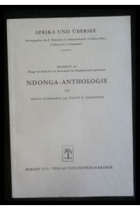 Ndonga-Anthologie. Afrika und Übersee: Beiheft 29
