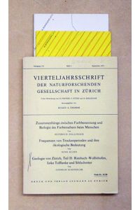 Geologie von Zürich, Teil II: Riesbach-Wollishofen, linke Talflanke und Sihlschotter.