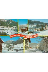 Wintergrüsse aus Achenkirche Mehrbildkarte