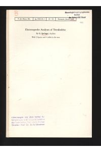 Electronprobe Analyses of Tetrahedrite.   - N. Jb. Miner. Mh., Jg. 1969, H. 1, 24-32, Stuttgart, Januar 1969.