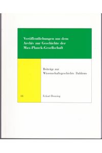 Beiträge zur Wissenschaftsgeschichte Dahlems. 2. erw. Aufl. (= Archiv zur Geschichte der Max-Planck-Gesellschaft, band 13)