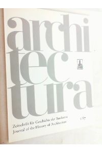 Architectura : Zeitschrift für Geschichte der Baukunst 1/87