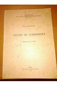 Cluny in Lombardia.   - Appendice ed indice.