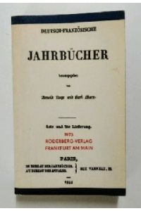 Deutsch-Französische Jahrbücher.