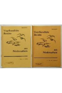 Vogelkundliche Berichte aus Niedersachsen 17. Jahrgang 1985 Heft 1 und 3.