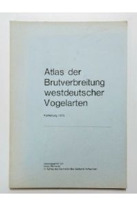 Atlas der Brutverbreitung westdeutscher Vogelarten.