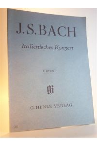 Italienisches Konzert. BWV 971. Urtext.