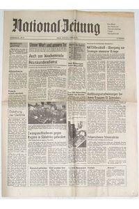 National-Zeitung, 2. Februar 1981. Das Blatt der National-Demokratischen Partei Deutschlands