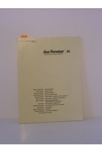 Das Fenster.   - Tiroler Kulturzeitschrift. 18. Jg., Heft 36.
