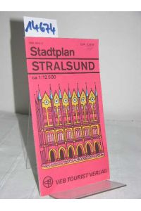Stadtplan von Stralsund 1: 12 500 von 1979
