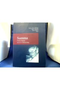 Summa : Dieter Simon zum 70. Geburtstag.   - hrsg. von Rainer Maria Kiesow ... =( Studien zur europäischen Rechtsgeschichte ; Bd. 193.)