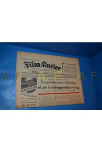 Film-Kurier, Das Führende Deutsche Fachblatt vereinigt mit Licht-Bild-Bühne, 26. Jahrgang - Nummer 67, Berlin, Dientag, 22. August 1944