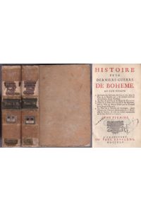 Histoire de la dernière guerre de Bohème. Drei Bände in zwei Bücher gebunden