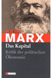 Das Kapital.   - Kritik der politischen Ökonomie.