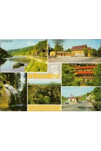 1094768 Hrensko, Nabrezi v Hrensku, Hotel Mezni louka Mehrbildkarte