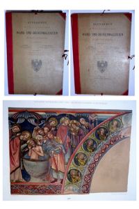 Borrmann, Richard (Hg): Aufnahmen mittelalterlicher Wand- und Deckenmalereien in Deutschland. Unter Mitwirkung von H. Kolb und O. Vorlaender herausgegeben von R. Borrmann. 2 Bände.