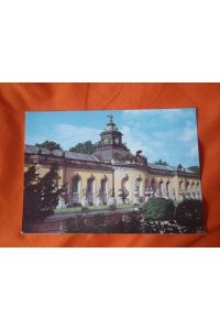 Postkarte: Potsdam-Sanssouci, Bildergalerie.
