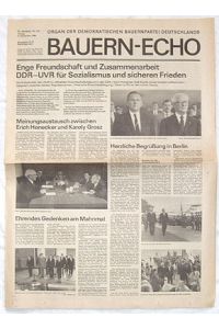 Bauern-Echo, 9. September 1988. 41. Jahrgang, Nr. 214. Organ der demokratischen Bauernpartei Deutschlands (DDR)
