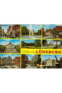 1110478 Grüße aus Lüneburg, Grapengiesser Strasse, Rathaus, Am Sand, Kurpark