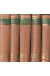 Der neue Brockhaus. Allbuch in fünf Bänden. [Vollständig in 5 Bänden; ohne den Atlasband. ]