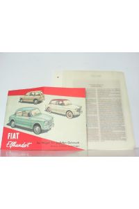 Fiat 1100. Der Wagen für jeden Gebrauch. Bauzeitraum 1953-1956.   - Reihe: Automobil Edition Band 6 - Hier Faksimile AE 01078.