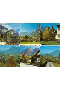 1114704 Fürstentum Liechtensteinverschiedene Ansichten Mehrbildkarte