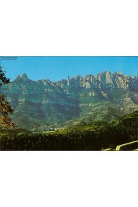 1115907 Blick auf den Berg und die Stadt Monistrol de Montserrat