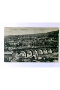 Eisenbahn-Brücke mit Villen-Viertel am Questenberg