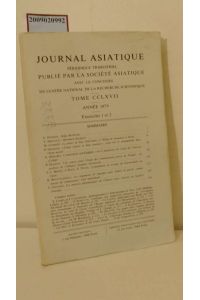 Journal Asiatique, Periodique Trimestriel,   - Tome CCLXVII