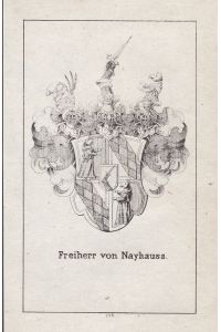 Freiherr von Nayhauss - Nayhauß Neuhaus Schlesien Silesia Wappen heraldry Heraldik coat of arms Adel