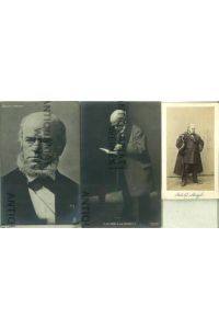 Männerporträt - Stehend, mit in die Seiten gestützten Armen [mit hds. Titel: Adolf Menzel, verstorben 9 Februar 1905].
