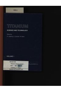 Titanium.   - Science and technology; proceedings of the Fifth International conference on Titanium, Congress-Center, Munich, FRG, September 10 - 14, 1984,.