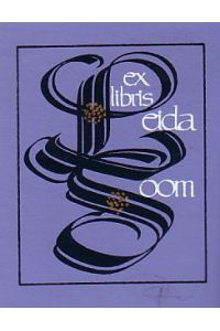 Ex Libris von Leida Soom.