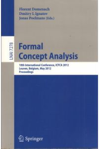 Formal concept analysis. 10th International Conference, ICFCA 2012, Proceedings.