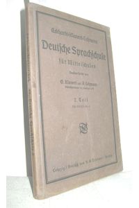 Deutsche Sprachschule für Mittelschulen (2. Teil für Klasse III-I)