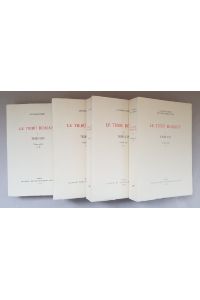 Le Tribu Romane. I: Tribules (in 4 volumes, A-Y).