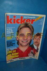 Sportmagazin kicker, aktuell - fachlich . kritisch Nr. 58/29. Wo. 17. 7. 1989