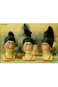 1124880 Clay Figurines Kopf eines tanzenden Mädchen Tan Dynasty