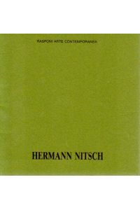 Hermann Nitsch. Testo di Claudio Spadoni. Rasponi arte contemporanea, gennaio 1992.