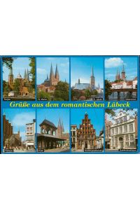 1128533 Burgtor, Rathaus, Kaak, St. Marienverschiedene Ansichten Mehrbildkarte