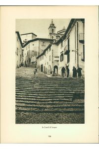 Kupfertiefdruck : In Castel di Sangro - Lucera - Castello  - Stadtansichten